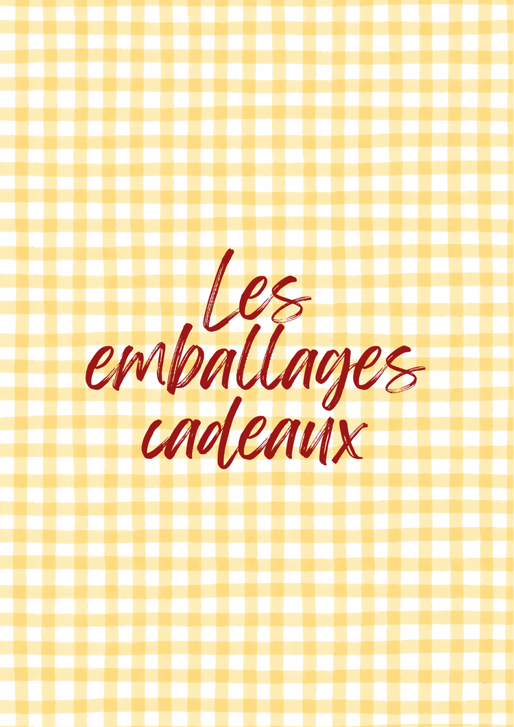 Les emballages cadeaux